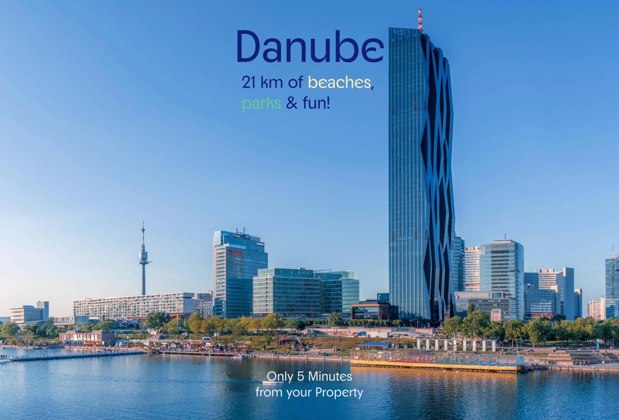 Welcoming 2Br Apt. Near Danube & Millenium Tower Wien Exterior foto
